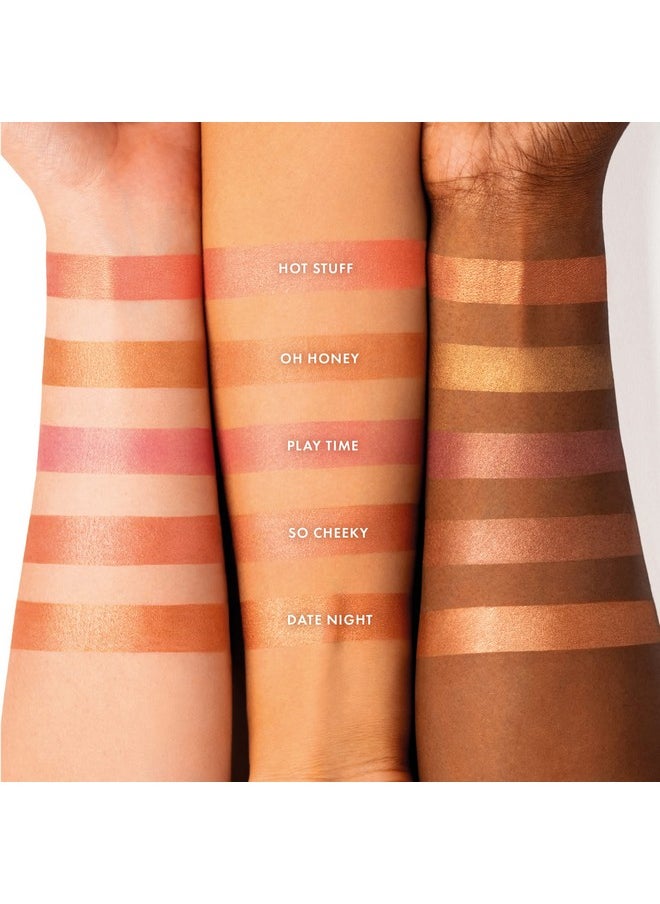 ICONIC LONDON Kissed By The Sundate Night Multiuse Blush Bronzer & Highligher For All Skin Types Crueltyfree Vegan Makeup 0.17 Oz  - Image 2