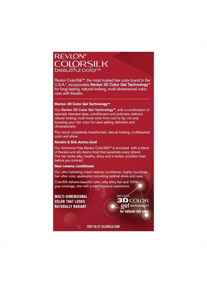 Revlon - Revlon Colorsilk Hair Color 60 Dark Ash Blonde, Pack of 3 - Image 1