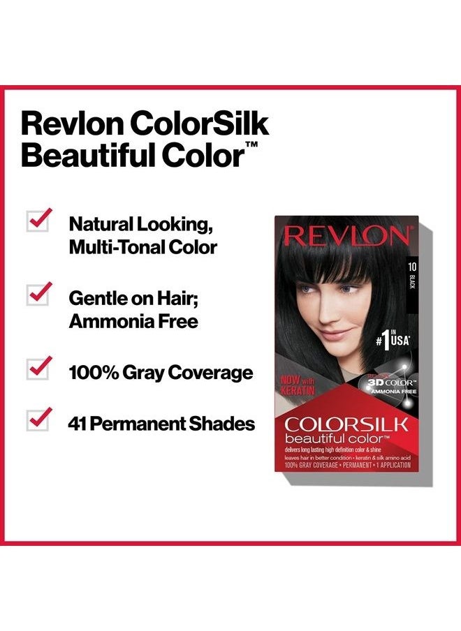 Revlon - Revlon Colorsilk Hair Color 60 Dark Ash Blonde, Pack of 3 - Image 1