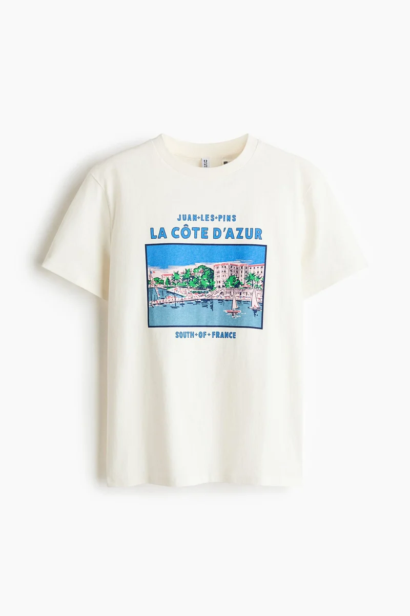 H&M Printed cotton T-shirt