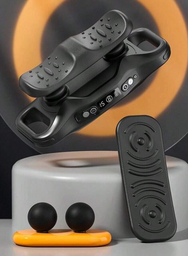 BORTONY Mini Electric Massage Gun – High Frequency Vibration, Deep Tissue Percussion Massager Double Head, Infrared Heat 6 Modes Full Body Muscle Massager for Back, Neck & Pain Relief - Image 2