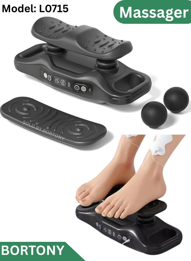 BORTONY Mini Electric Massage Gun – High Frequency Vibration, Deep Tissue Percussion Massager Double Head, Infrared Heat 6 Modes Full Body Muscle Massager for Back, Neck & Pain Relief - Image 1