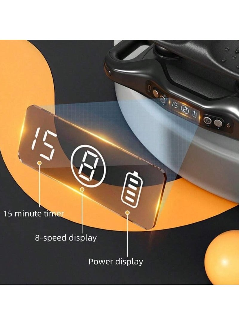 BORTONY Mini Electric Massage Gun – High Frequency Vibration, Deep Tissue Percussion Massager Double Head, Infrared Heat 6 Modes Full Body Muscle Massager for Back, Neck & Pain Relief - Image 5