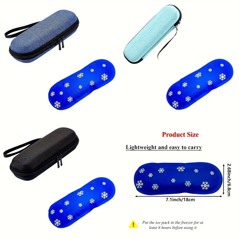 1 Portable Insulin Cooler Travel Case Black With 1 Reusable Ice Pack - Image 1