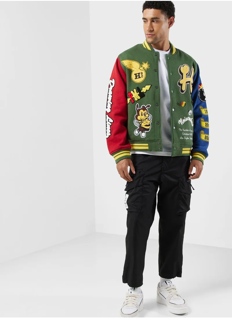 The Hundreds Replay Letterman Jacket