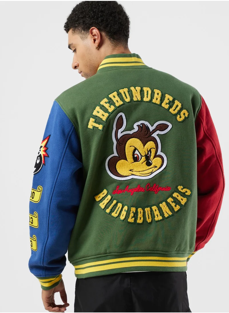 The Hundreds Replay Letterman Jacket