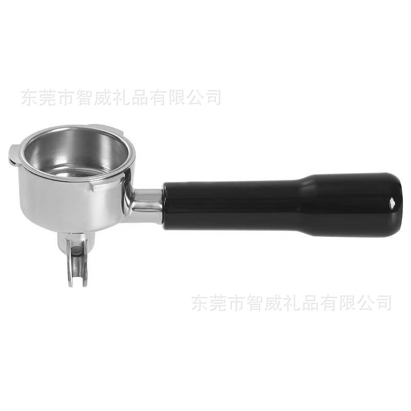 Platinum Rich 8 Series Coffee Bottom Handle Stainless Steel 304 Platinum Rich 54Mm Three Ears Bottom Single/Double Flow Extraction Handle - Image 3