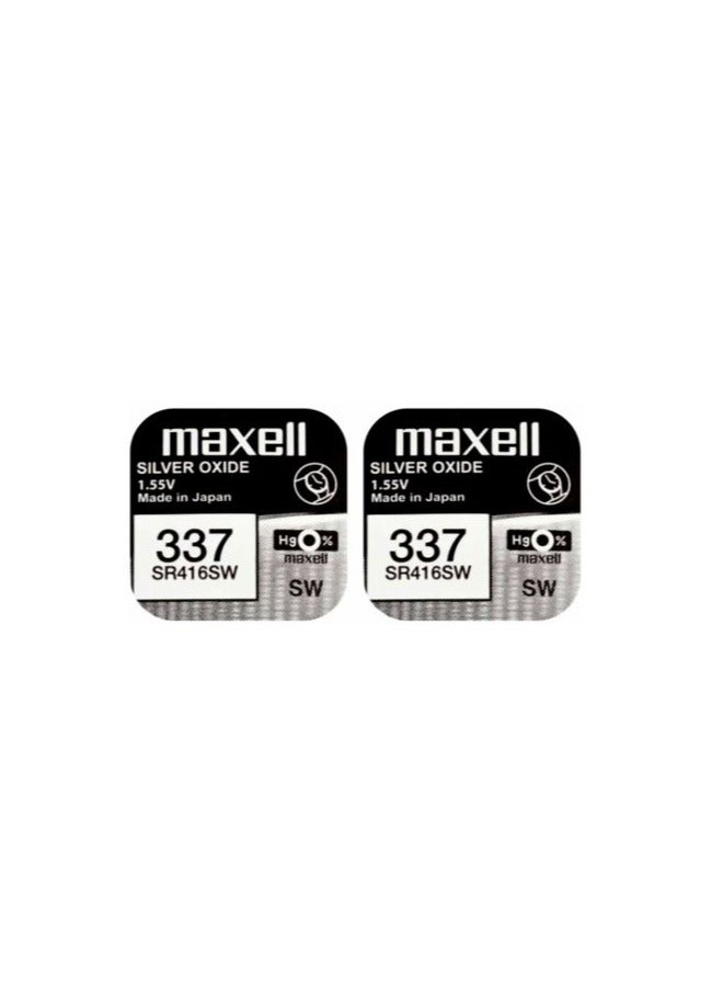 Maxell 2-Pieces Maxell Batteries 337/ SR416SW
