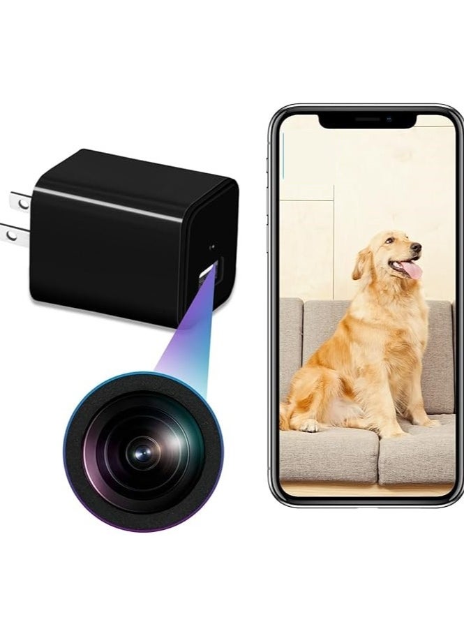 Smart Hidden Camera Charger – USB Wall Charger Spy Camera with Motion Detection, 1080P HD Recording, Loop Recording, No WiFi Needed – Security Surveillance Cam