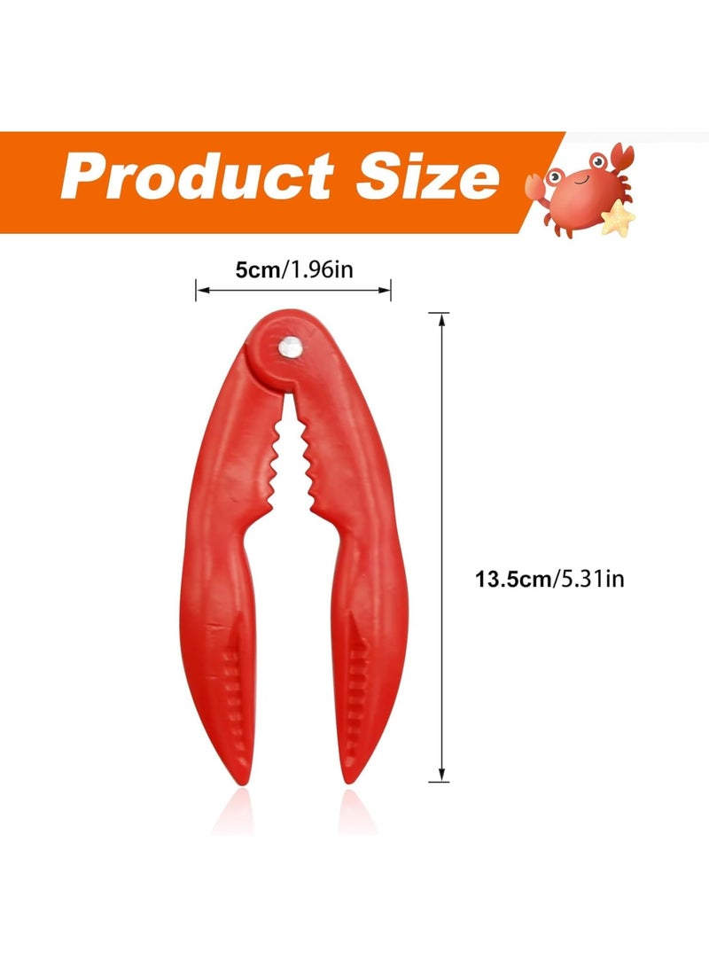 SYOSI Seafood Crackers and Tools Set, Heavy Duty Crab Leg Crackers and Lobster Crackers with Non Slip Handle, Durable Nut Crackers for Shellfish Nuts Home Kitchen Dining, 4 Pcs - Image 3