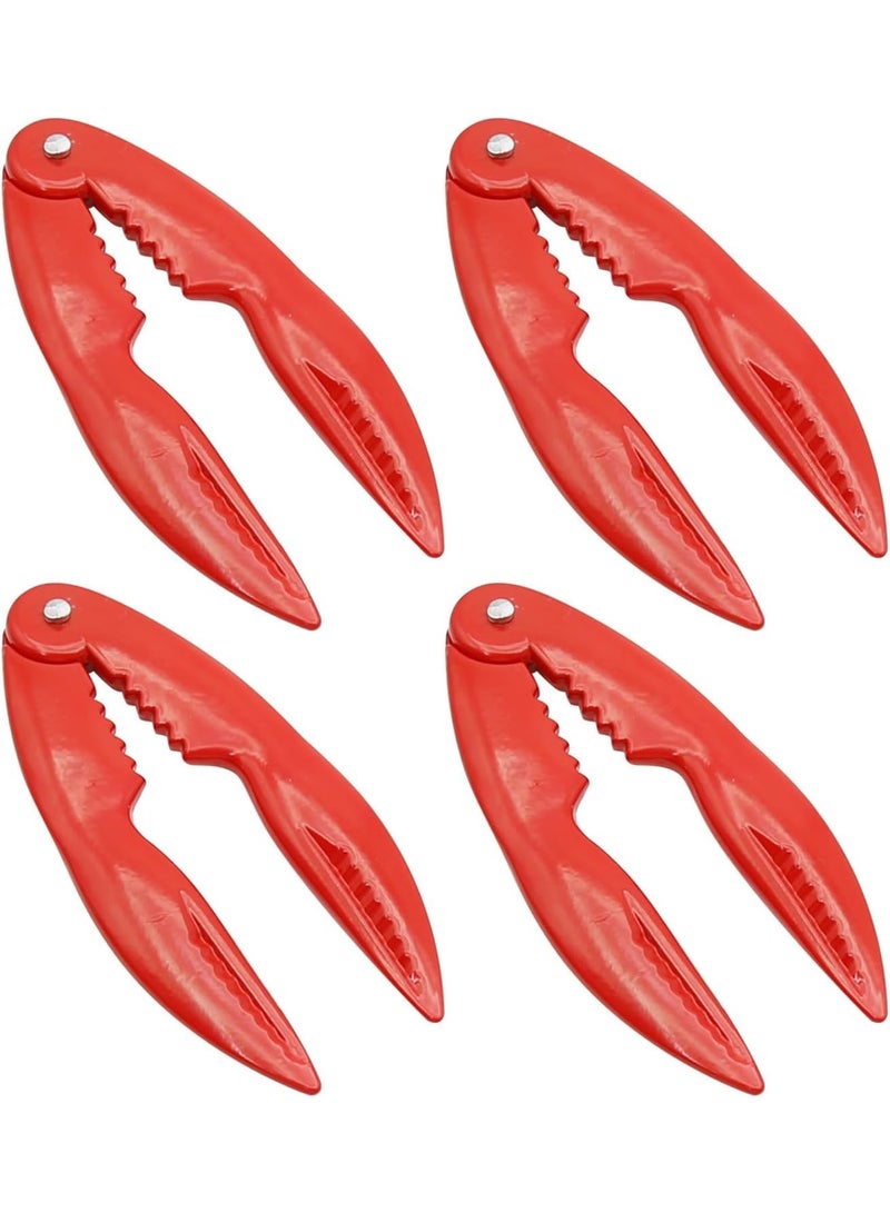 SYOSI Seafood Crackers and Tools Set, Heavy Duty Crab Leg Crackers and Lobster Crackers with Non Slip Handle, Durable Nut Crackers for Shellfish Nuts Home Kitchen Dining, 4 Pcs - Image 2