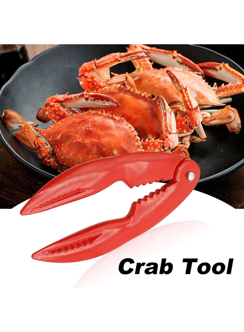 SYOSI Seafood Crackers and Tools Set, Heavy Duty Crab Leg Crackers and Lobster Crackers with Non Slip Handle, Durable Nut Crackers for Shellfish Nuts Home Kitchen Dining, 4 Pcs - Image 4