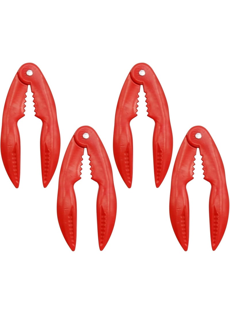 SYOSI Seafood Crackers and Tools Set, Heavy Duty Crab Leg Crackers and Lobster Crackers with Non Slip Handle, Durable Nut Crackers for Shellfish Nuts Home Kitchen Dining, 4 Pcs - Image 1