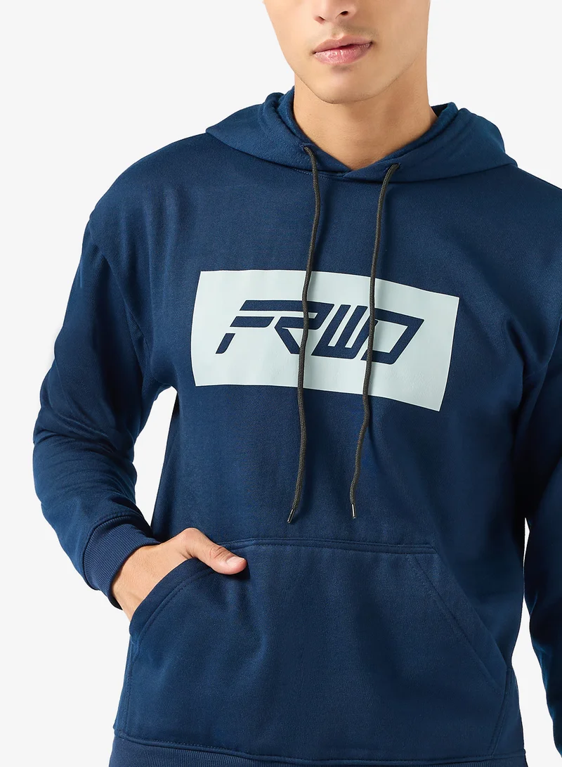 فورورد Oversized Graphic Hoodie