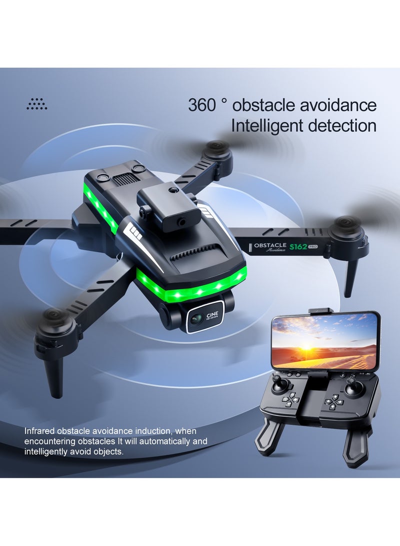 AROAQ S162 Foldable RC Drone 4K Dual Camera professional 360° Obstacle Avoidance Quadcopter  Remote Control Toy - Image 4