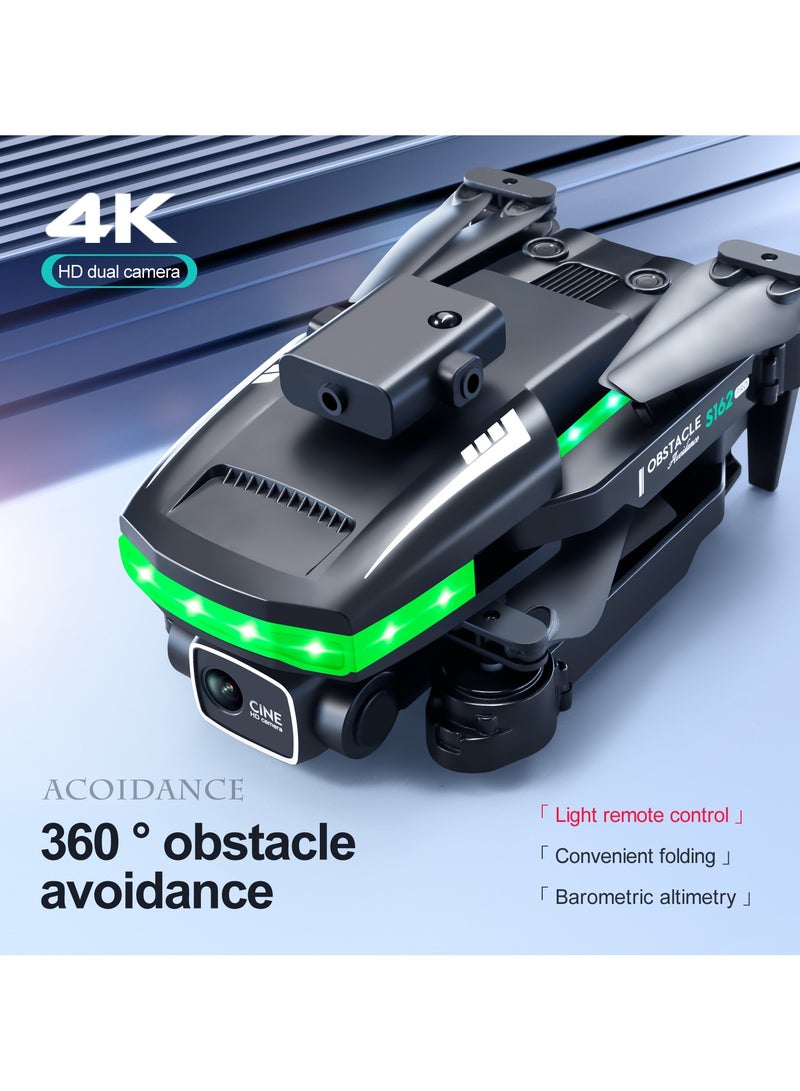 AROAQ S162 Foldable RC Drone 4K Dual Camera professional 360° Obstacle Avoidance Quadcopter  Remote Control Toy - Image 2