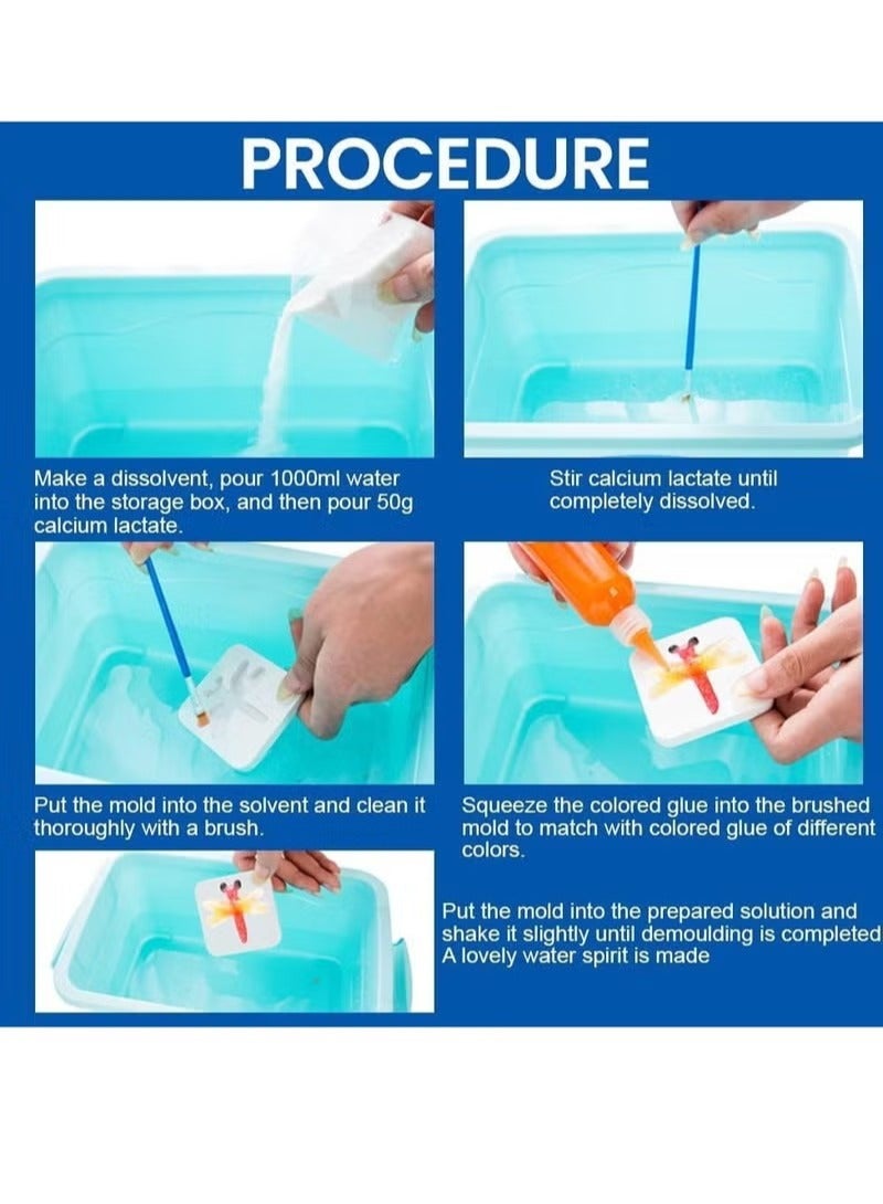 Magical Fairy Water Sprites DIY Toy for Kids Upgrade: 6 colors 60ml suit [storage box] - Image 2