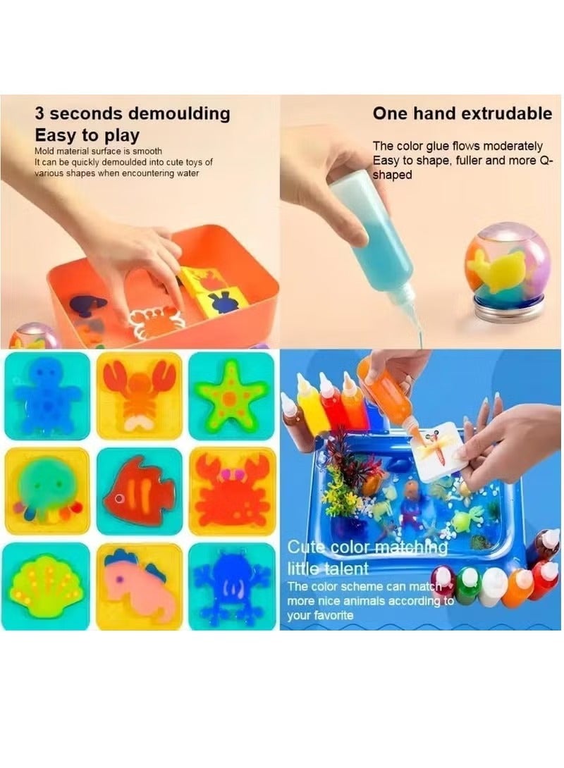 Magical Fairy Water Sprites DIY Toy for Kids Upgrade: 6 colors 60ml suit [storage box] - Image 3