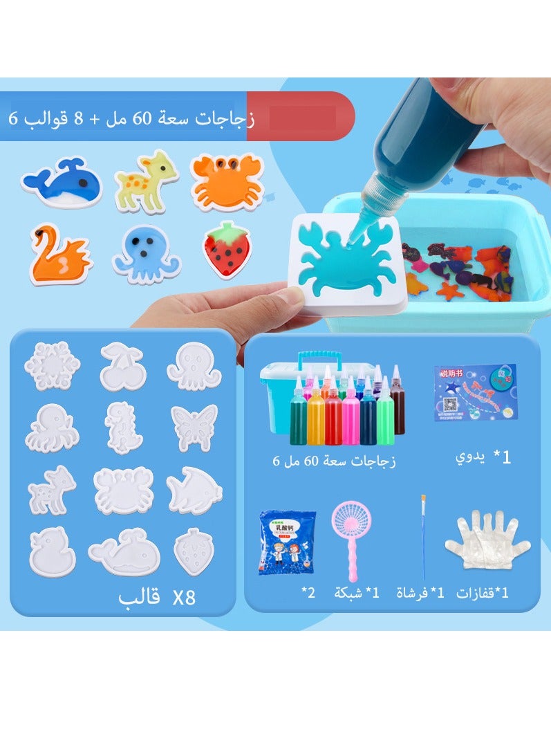 Magical Fairy Water Sprites DIY Toy for Kids Upgrade: 6 colors 60ml suit [storage box] - Image 1