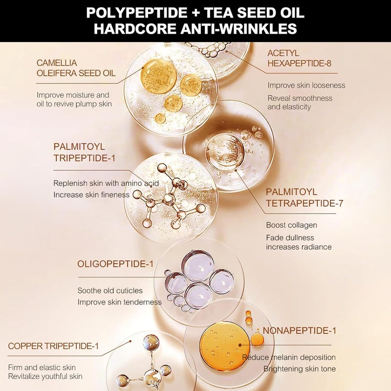 AESTHTANY Ginseng AntiAging Skincare 12Piece Set With Facial Cleanser Face Serum Face Cream Eye Cream Toner Skin Care Kit For Women - Image 5