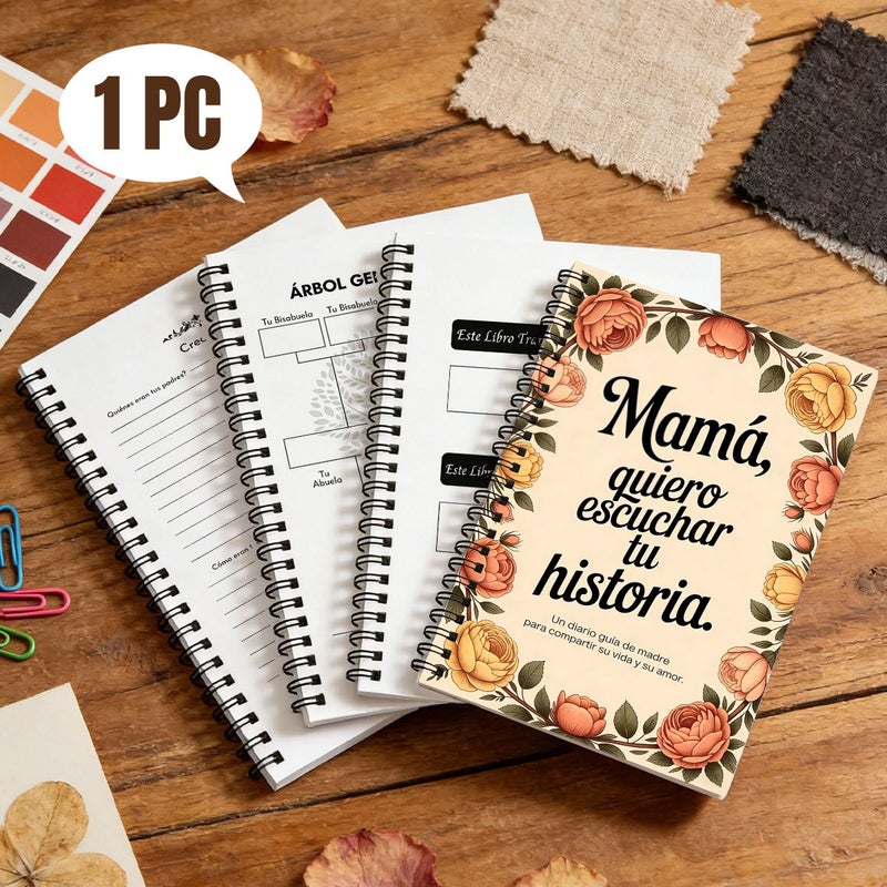 Spanish Classic Spiral Notebook Tell Love Stories Relieve Stress Ideal Gifts For Fathers Day Mothers Day - Image 1
