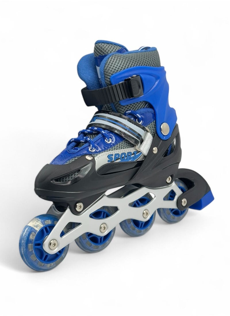 SportQ Creative Professional Multi-Purpose Single Row Roller Skates Indoor Outdoor Skate Shoes for Kids Beginners Adults Women Men Skate Shoes  - Image 2