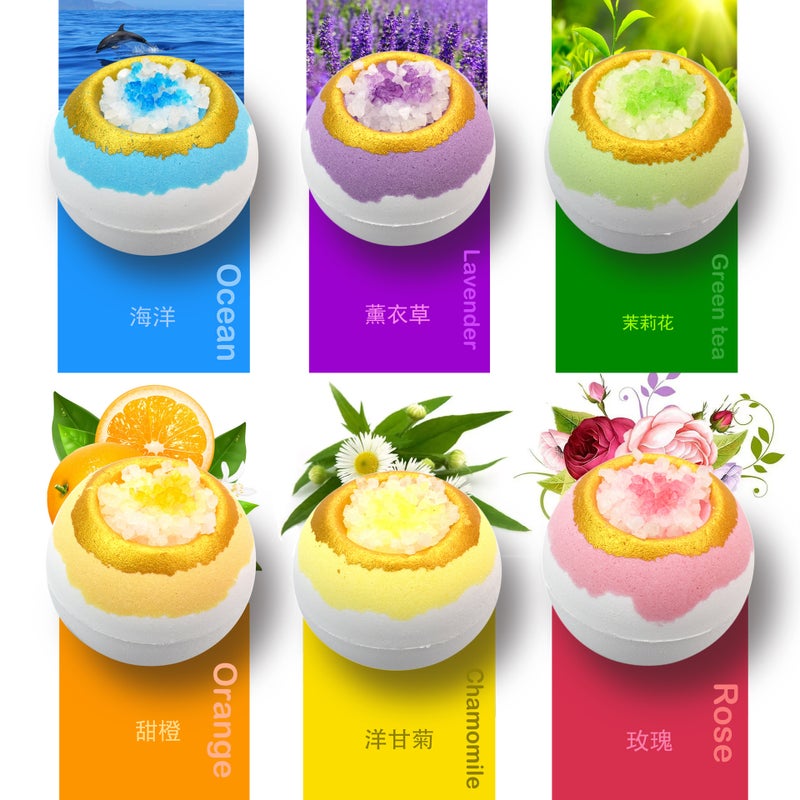 Souvenir Opening Mineral Crystal Salt Ball Bath Salt Ball Bath Ball Explosive Salt Bath Set Spot - Image 4