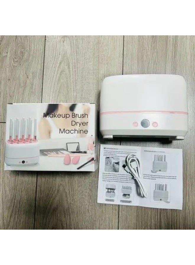 مجفف فرش المكياج الكهربائي – 12 فتحة – تجفيف سريع وآمن مع تحكم حراري w - Image 5