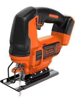 BLACK+DECKER Electric Pendulum Jigsaw Variable Speed 0 2500 Rpm 3 Position Pendulum Tool Free Blade Change Fits T And U Shank Blades Efficient And Precise Orange Black Bdcjs18N Xj  - Image 1