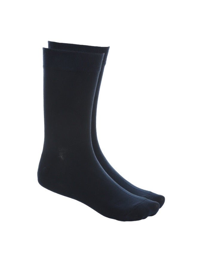 Andora Classic Men Socks Pack Of 2 _ Navy Blue - Image 1