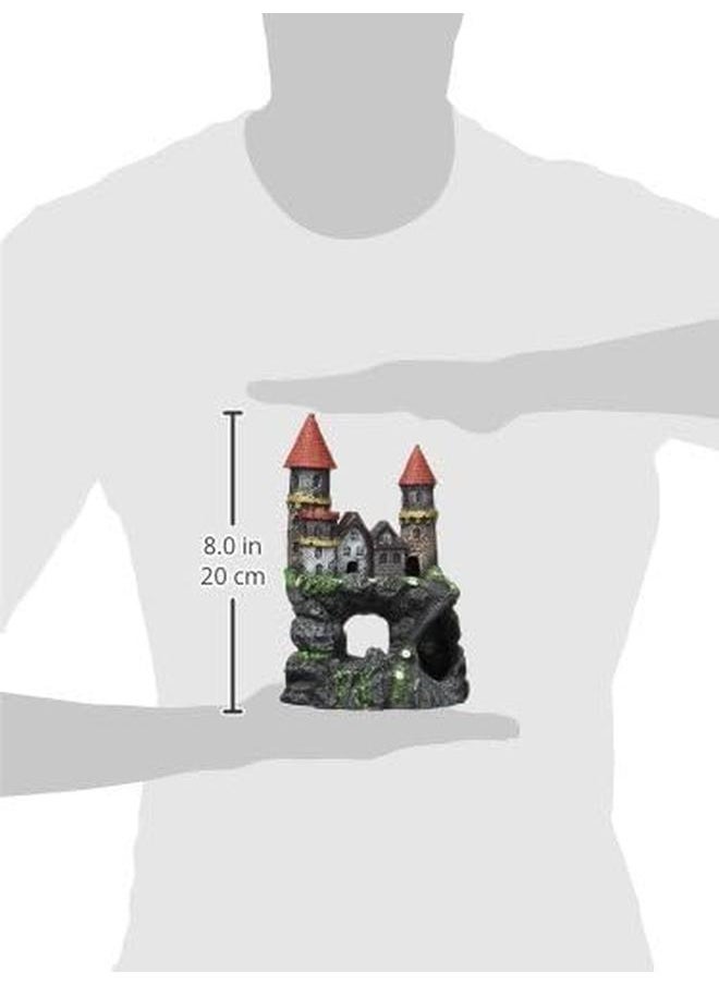 Penn Plax - Enchanted Castles Aquarium Decoration Great Look For Any Aquarium Multiple Places For Fish To Hide And Swim Medium Rrw12 - Image 1