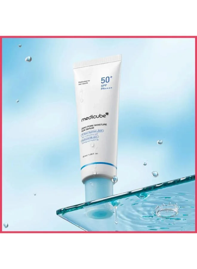 Medicube  MEDICUBE ZERO PORE MOISTURE SUN SERUM 50ML for Women | Best Price UAE