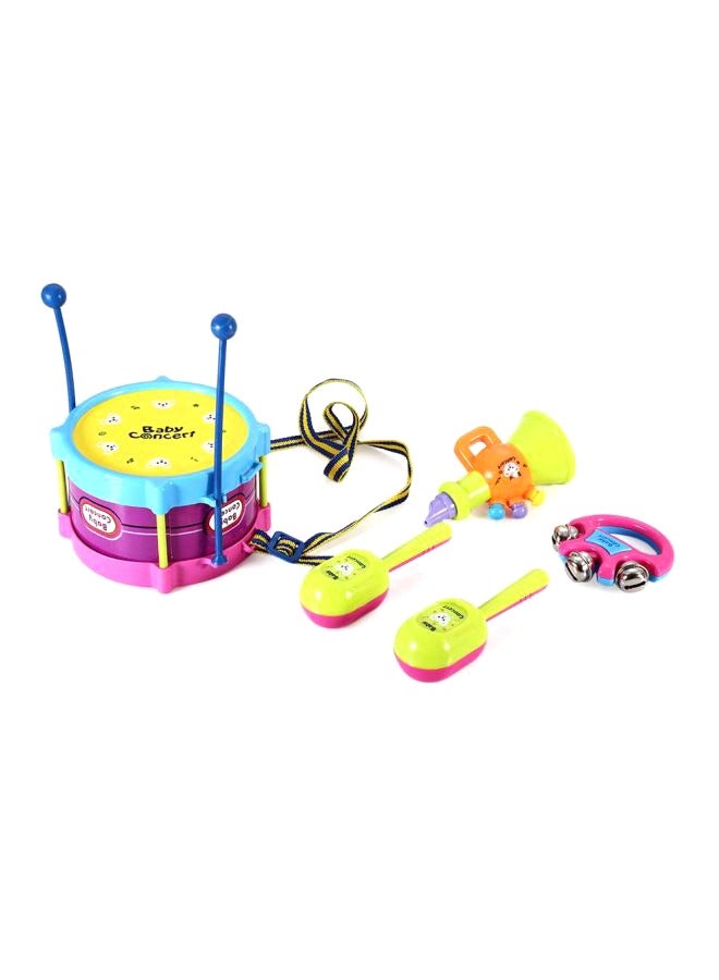 5-Piece Jazz Drum Set , Children's Early Education Toys, Educational Musical Instrument Combination Pat Drum  - Image 1