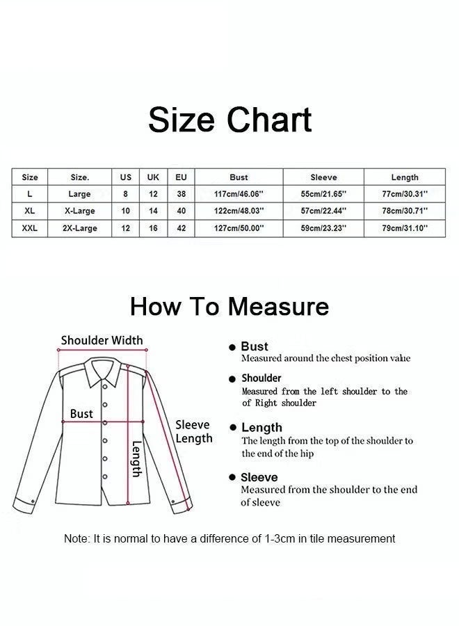 Ladies Comfortable Lapel Shirt for Daily Commute - Single-Breasted Long Sleeve Top with Simple Solid Color Design and Loose Fit - Image 2