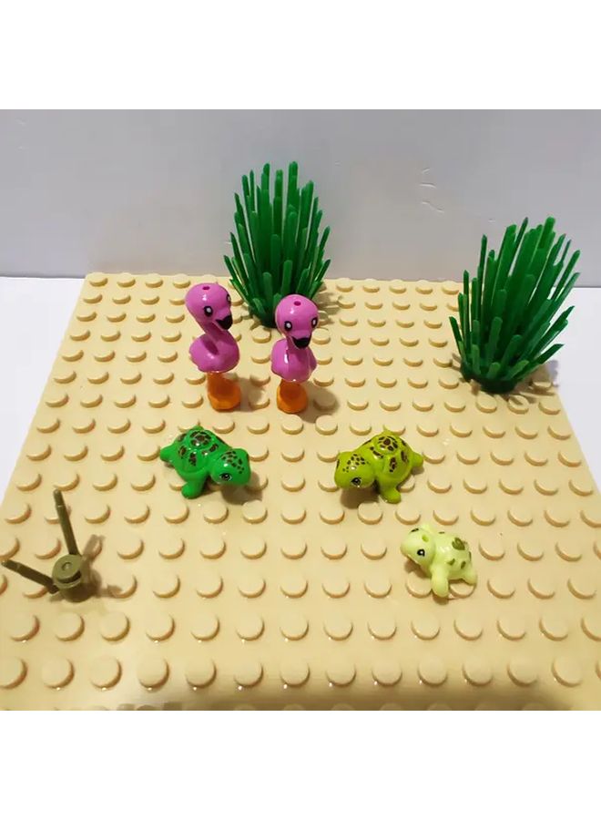 Sea Turtle Flamingo Combination 5PCS Interlocking Building Blocks ABS Plastic Construction Toys - Image 5