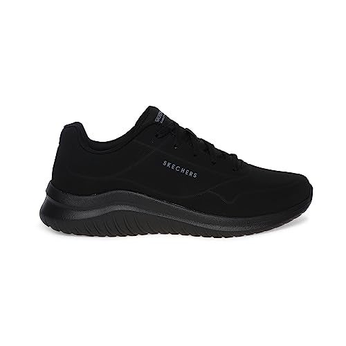 Skechers Mens Ultra Flex 2.0 Casual Shoes Vegan Air-Cooled Memory Foam Insole and Lightweight Midsole Black - 7 UK (232209) - Image 2