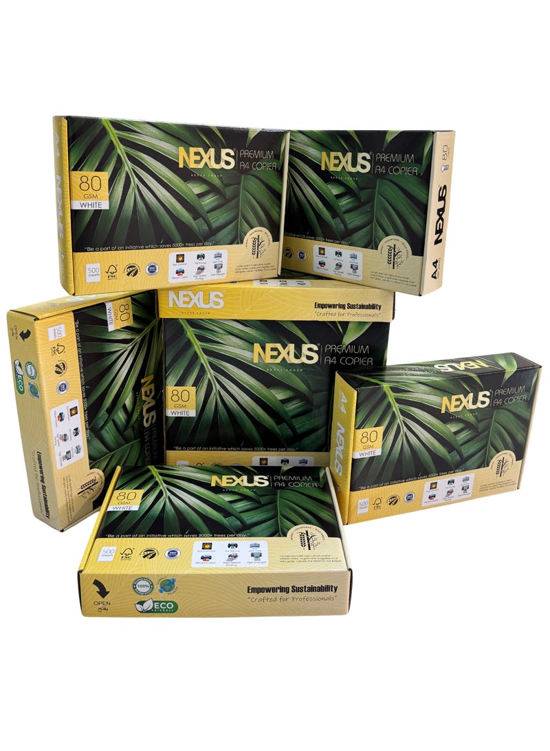 NEXUS Ecofriendly Nexus Premium A4 Copier Box | 5 Ream x 500 Sheets | 80 GSM - An Agro Based Paper - Image 4