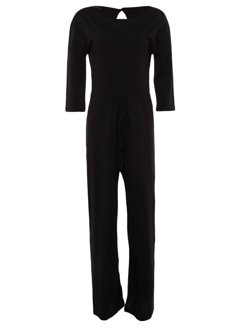 trendyol Crew Neck Knitted Jumpsuit