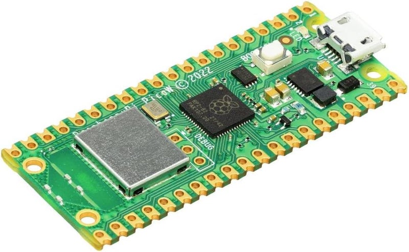 Pico W: Wi-Fi, GPIO, 264kB SRAM, 2MB Flash, 26 GPIO Pins, Wireless Board