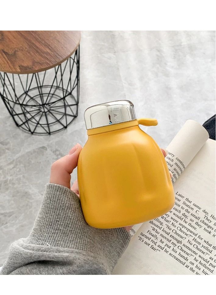 Generic 250ml Mini Stainless Steel Vacuum Flask With Rope Portable