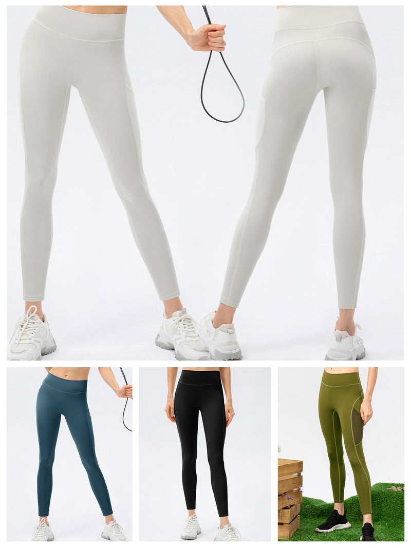 Women Sports Leggings with Pocket Tight Sportwear for Yoga Running Workout - Image 3
