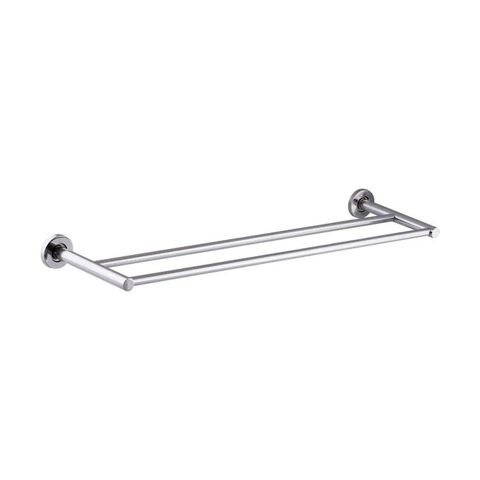 STAINLESS STEEL FOLDING TOWEL RACK FOR BATHROOMTOWEL STANDTOWER HOLDERTOWEL HANGER DOUBLE TOWEL ROD SIZE 24 MAKE IN INDIA
