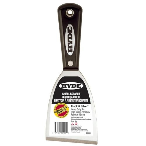 HYDE Hyde-02400 02400 2400 Stiff Chisel Scraper, 3", 3 Inch, No Color - Image 2