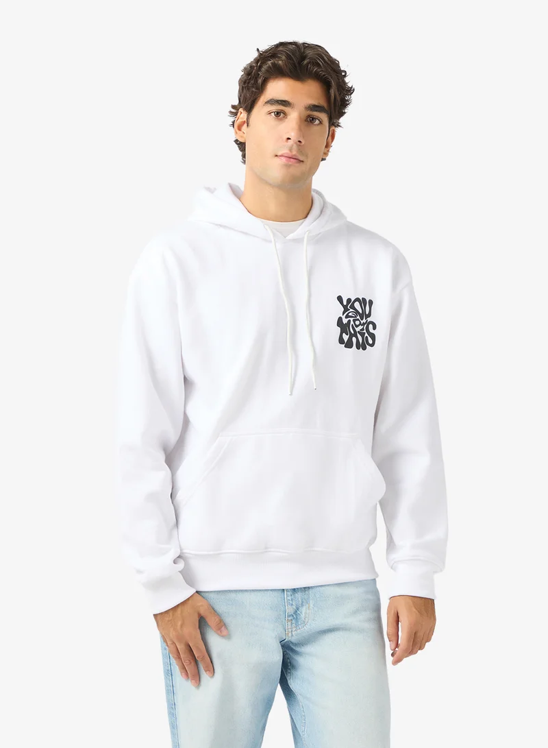 Graphic Print Hoodie