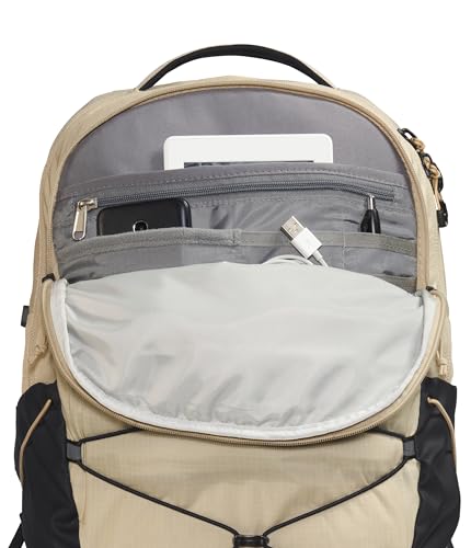 THE NORTH FACE Borealis Commuter Laptop Backpack | Water Repellent Finish, 16" Laptop Sleeve, Large Main Compartment for Everyday Carry, Gravel/TNF Black-NPF, One Size - Image 4