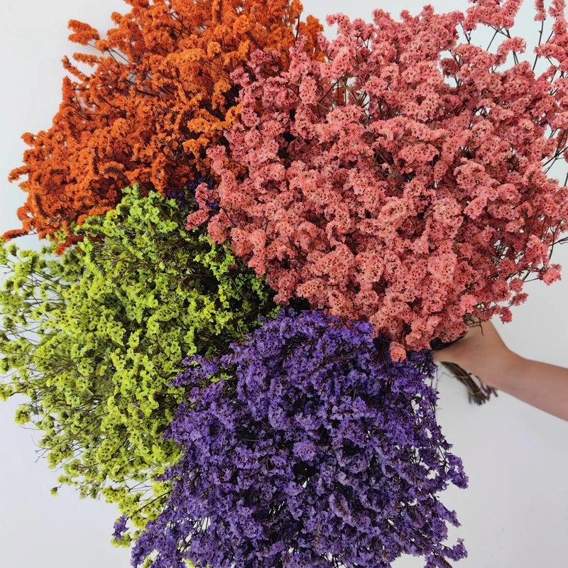 Bluejw Preserved Limonium Dried Flowers – Eternal Crystal Grass Decorative Dried Plants for Home Decor, Long-Lasting Natural Bouquet Arrangements - Image 4