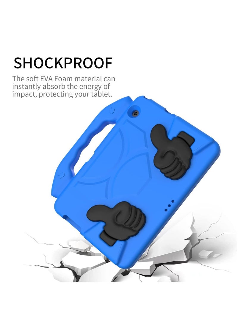 Captaintech Tablet Case for Lenovo Tab M10 HD 2nd Gen TB X306F X306X Lightweight Shockproof Kid Proof Cover with Handle Kickstand 10.1Inch Blue - Image 4