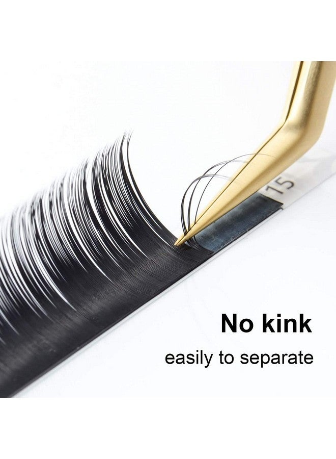 NAGARAKU Eyelash Extensions Individual Faux Mink Eyelash False Eyelashe Classic Eyelash Individual Eyelashes (0.15 Thickness, C Curl) - Image 2