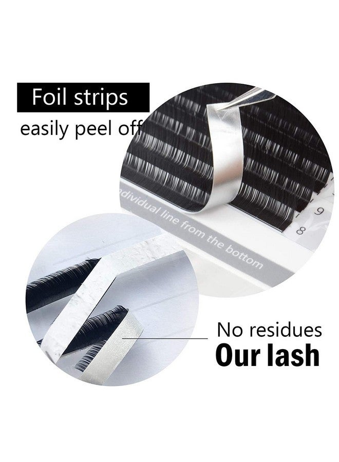 NAGARAKU Eyelash Extensions Individual Faux Mink Eyelash False Eyelashe Classic Eyelash Individual Eyelashes (0.15 Thickness, C Curl) - Image 4