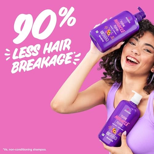 Aussie Total Miracle 7 Benefits Hair Conditioner for Damaged Hair, for All Hair Types, Paraben-Free, 30.4 fl oz, 4-pack - Image 4